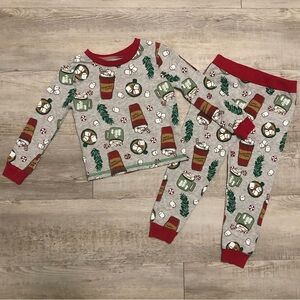Mud Pie Peppermint Mocha Pajama Set